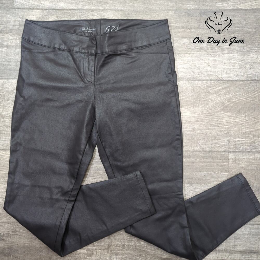The Limited 678 Coated Skinny Jeans Size 10